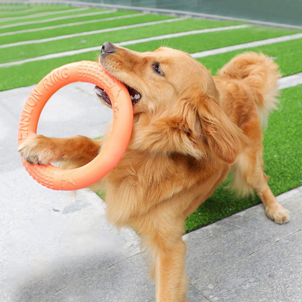 1pc Orange Dog Toys Pet Flying - Indestructible Dog Chew Toy 评论和价格