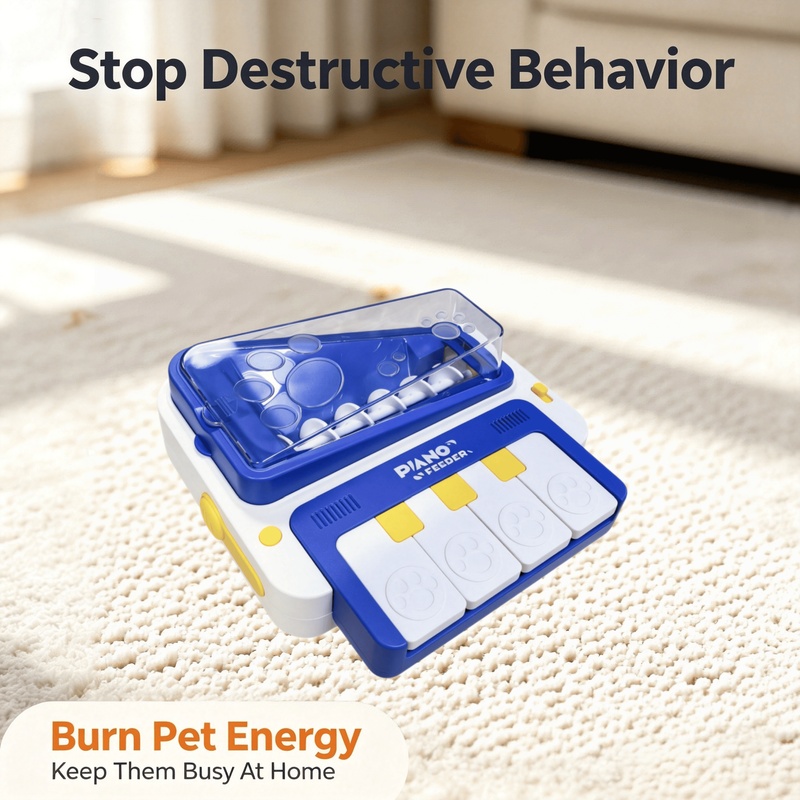 Dog Interactive Piano Treat Di - Dog Puzzle Feeder Toy 评论和价格