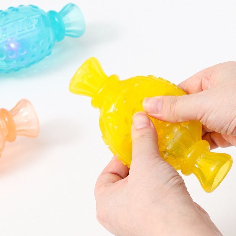 Pet Dog Chew Toy Squeaky Bite- - Interactive Squeaky Plush Dog Toy 评论和价格