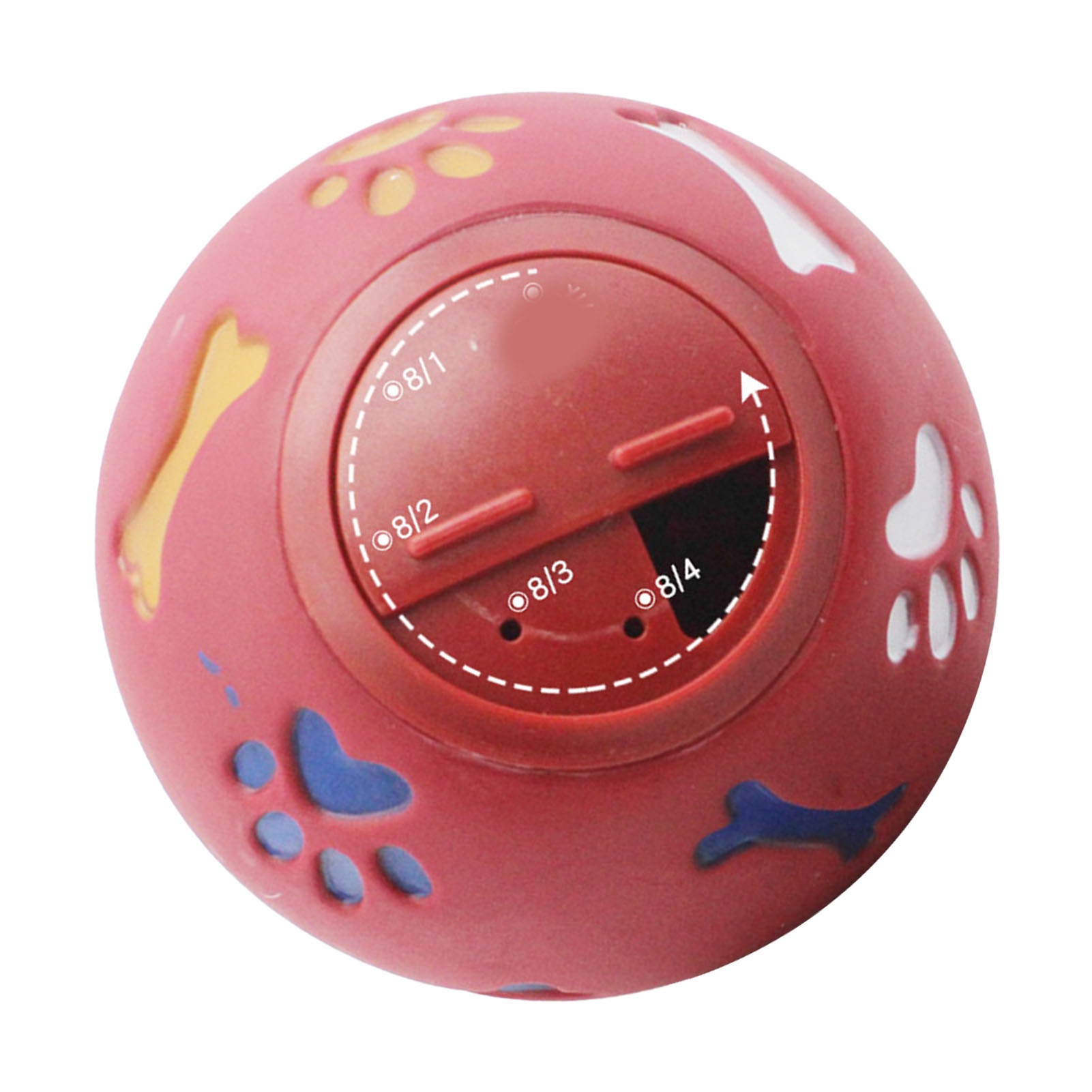 Dog Treat Dispenser Ball Slow  - Rubber Treat Dispensing Dog Toy 评论和价格