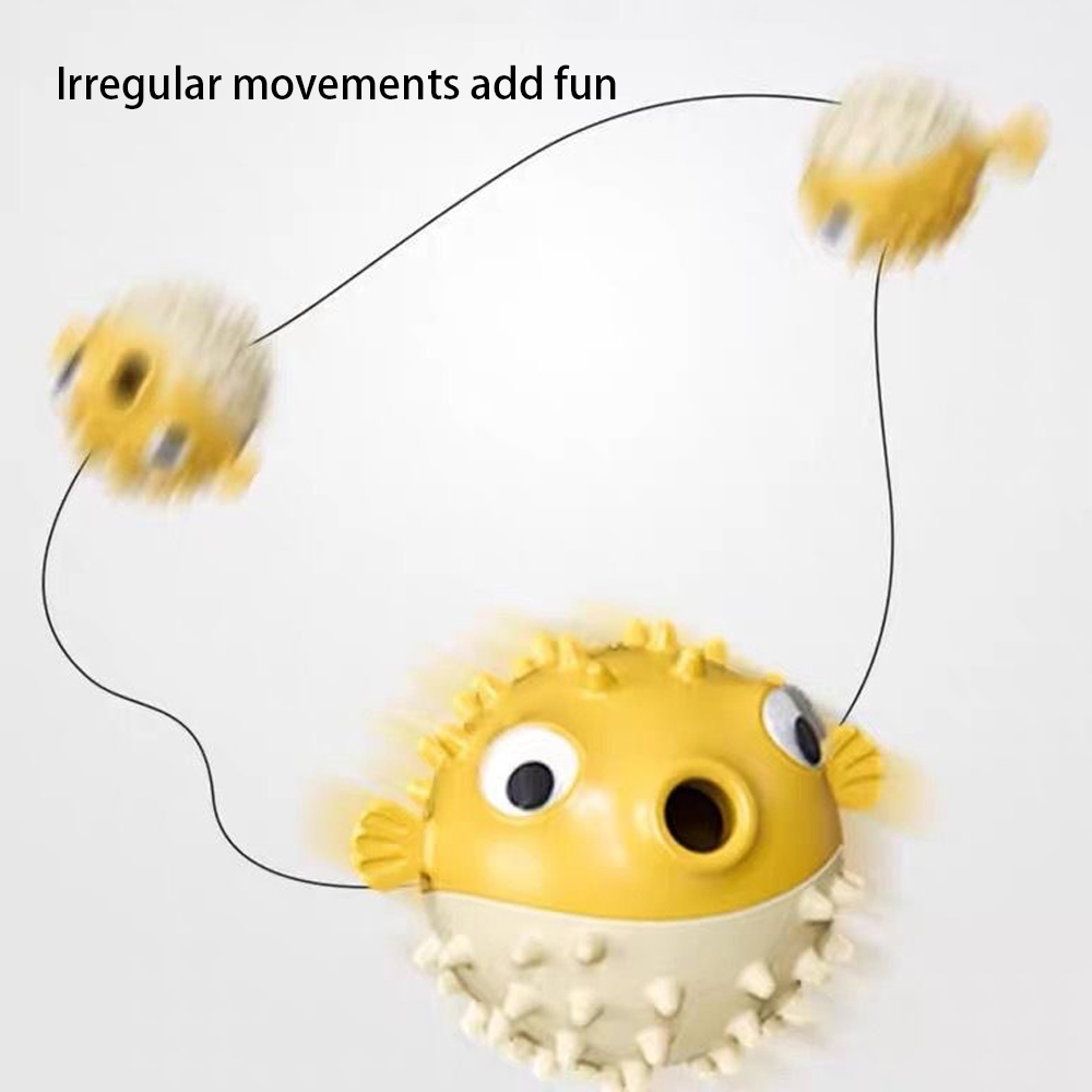 Bouncing Fish Dog Toys Leak Ba - Rubber Treat Dispensing Dog Toy 评论和价格